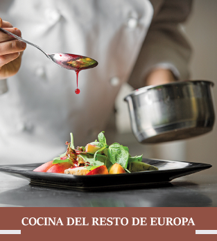 Curso online bonificado Cocina del resto de europa