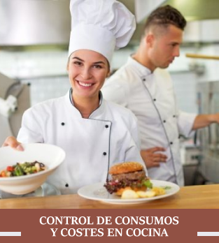 Curso online bonificado Control de consumos y costes en cocina