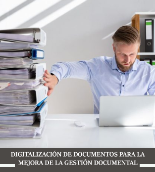 Cursos bonificados online de Digitalización de Documentos para la Mejora de la Gestión Documental