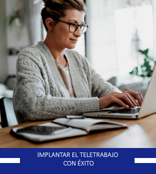 Curso online bonificado de Implantar el Teletrabajo con Éxito