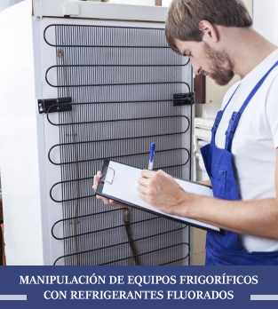cursos online Manipulación de equipos frigoríficos con refrigerantes fluorados